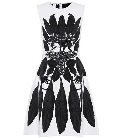 Oscar De La Renta Printed Sleeveless Dress