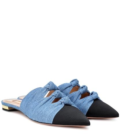 Aquazzura Exclusive To Mytheresa – Mondaine Slippers