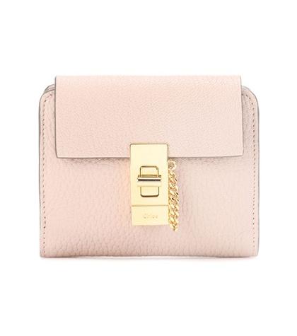 Chlo Drew Square Leather Wallet