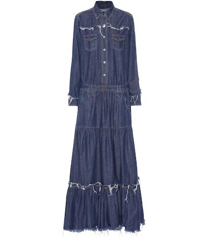 Alanui Denim Maxi Dress