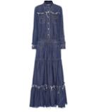 Alanui Denim Maxi Dress