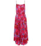 Diane Von Furstenberg Floral-printed Silk And Cotton Dress