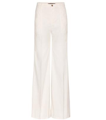 Valentino Mytheresa.com Exclusive Eryn Wide-leg Cotton Trousers