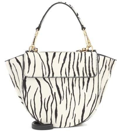 Wandler Hortensia Mini Calf Hair Shoulder Bag