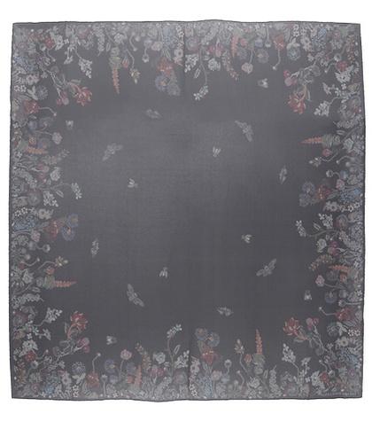 Prada Floral-printed Silk Scarf