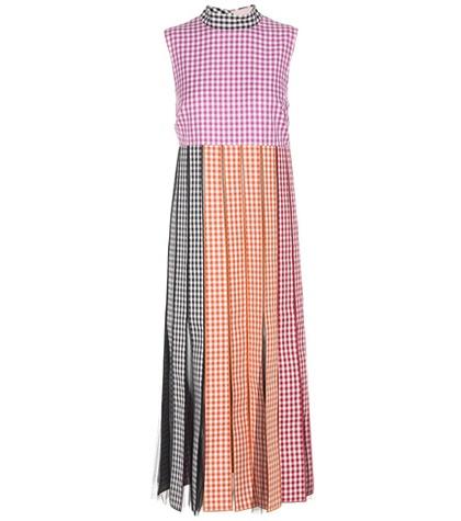 Christopher Kane Plaid Cotton Dress