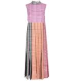 Christopher Kane Plaid Cotton Dress