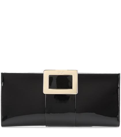 Anna October Belle Vivier Patent Leather Clutch