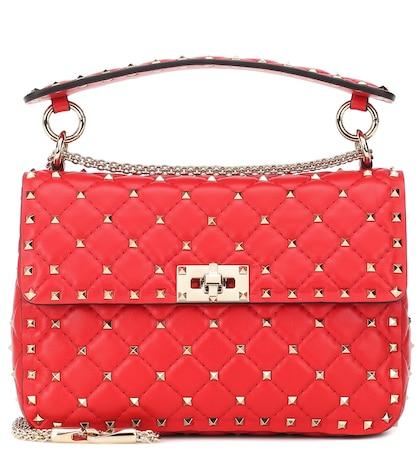 Rag & Bone Valentino Garavani Rockstud Spike Medium Leather Shoulder Bag