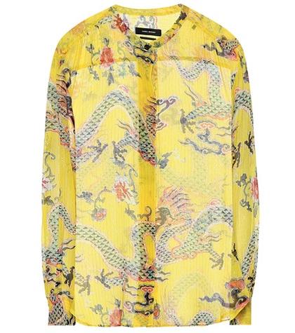 Isabel Marant Daws Silk-blend Shirt