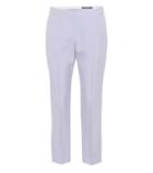Alexander Mcqueen Cropped Mid-rise Straight Pants