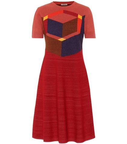 Bottega Veneta Wool-blend Jacquard Dress