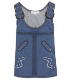 Stella Mccartney Embroidered Denim Top