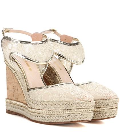 Nicholas Kirkwood Leda 95mm Espadrille Wedges