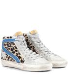 Calvin Klein 205w39nyc Slide Calf Hair Sneakers