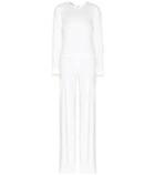 Stella Mccartney Lace-panelled Crêpe Jumpsuit