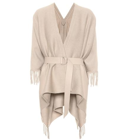 Salvatore Ferragamo Belted Cashmere Cape