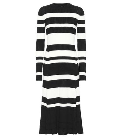 Proenza Schouler Wool, Silk And Cashmere Midi Dress