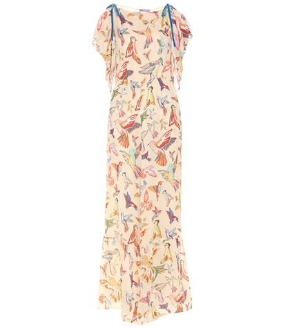 Redvalentino Printed Silk Jumpsuit
