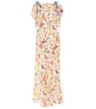Redvalentino Printed Silk Jumpsuit
