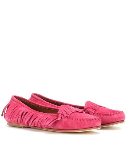 Tomas Maier Suede Moccasins
