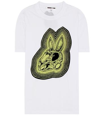Mcq Alexander Mcqueen Bunny Be Here Now Cotton T-shirt