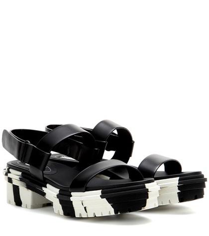 Balenciaga Unit Leather Sandals
