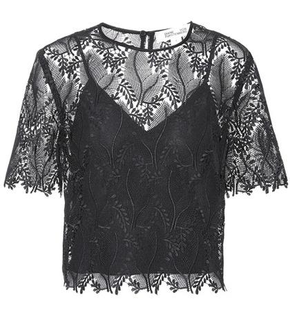 Diane Von Furstenberg Lace Top