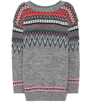 Prada Fair Isle Wool-blend Sweater