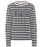 S Max Mara Gingham Wool Sweater