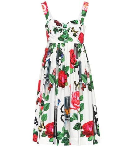 Roger Vivier Cotton Poplin Sun Dress