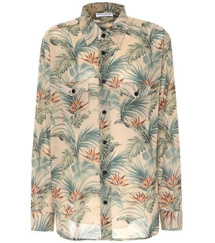 Ray-ban Tropical Print Cotton Shirt