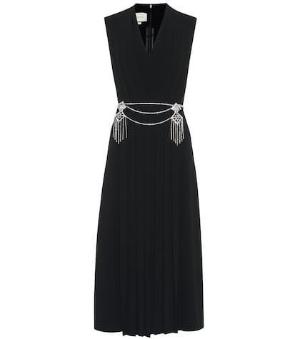 Gucci Embellished Jersey Midi Dress