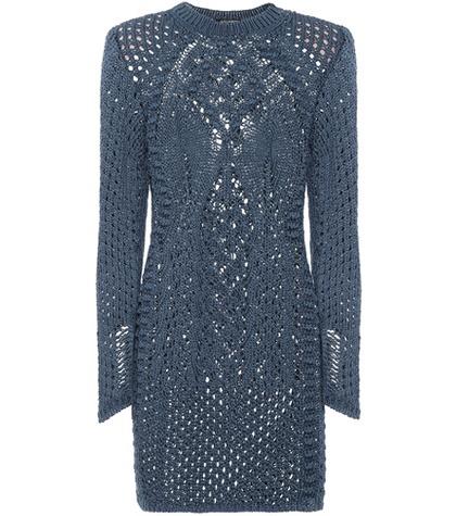 Balmain Knitted Cotton Dress