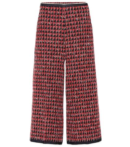 Gucci Tweed Wide-leg Pants