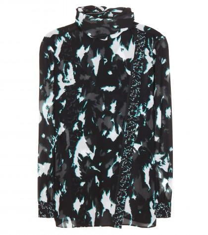 Proenza Schouler Printed Silk Blouse