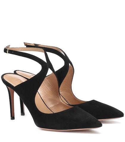 Aquazzura Talana 85 Suede Pumps