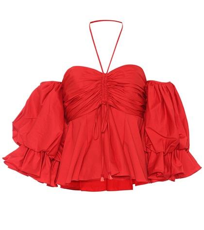 Johanna Ortiz Makuna Cotton-blend Top