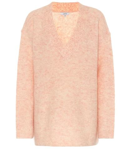 Ganni Wool And Mohair-blend Sweater