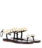 Tory Burch Melody Embellished Leather Sandals