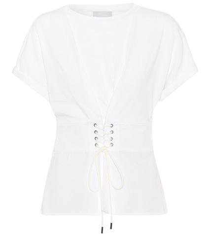 Rockins Cotton Lace-up Top