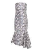 Balenciaga Sequinned And Embroidered Silk Dress