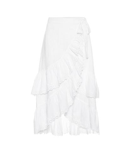 Loveshackfancy Halle Broderie Anglaise Skirt