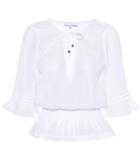 Heidi Klein Seychelles Smocked Cotton Top