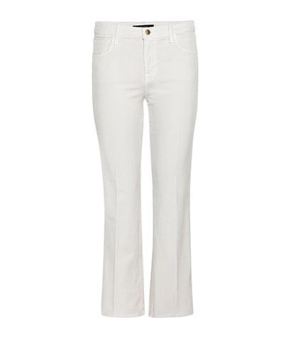 J Brand Selena Mid-rise Cropped Corduroy Trousers