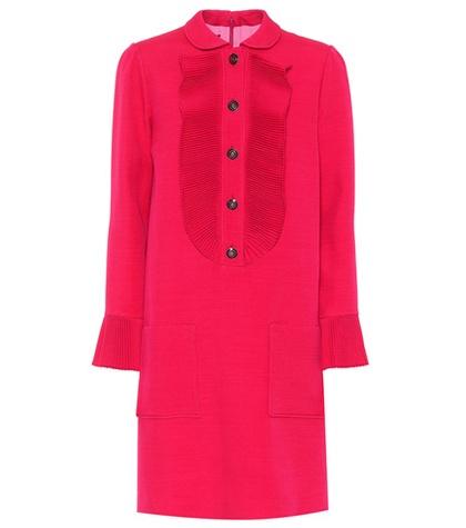 Miu Miu Wool And Silk Crêpe Dress