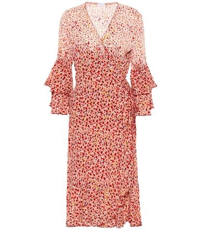 Valentino Paloma Wrap Midi Dress