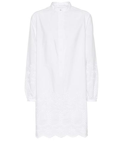Burberry Embroidered Cotton Dress