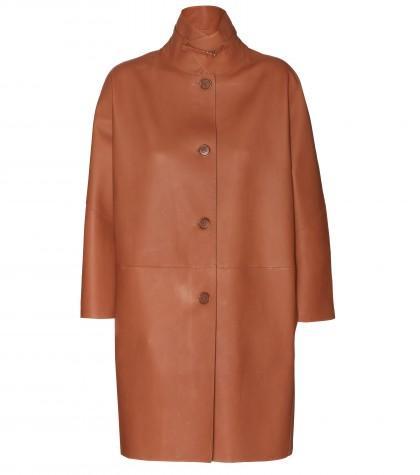 Loro Piana Spencer Leather Coat