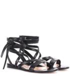 Gianvito Rossi Exclusive To Mytheresa.com – Janis Flat Leather Sandals